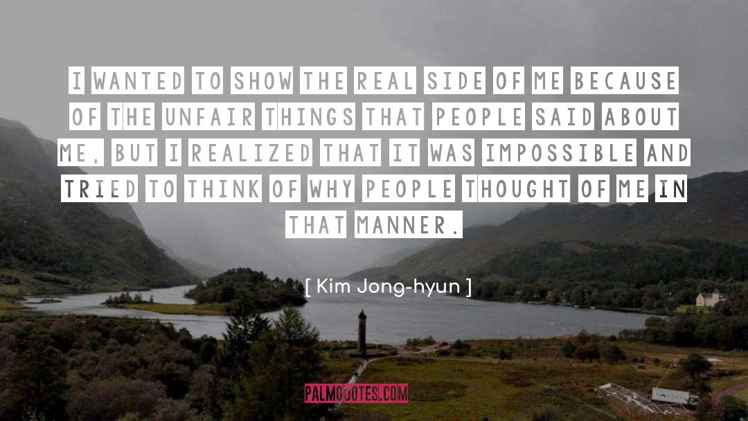 Kim Jong-hyun Quotes: I wanted to show the