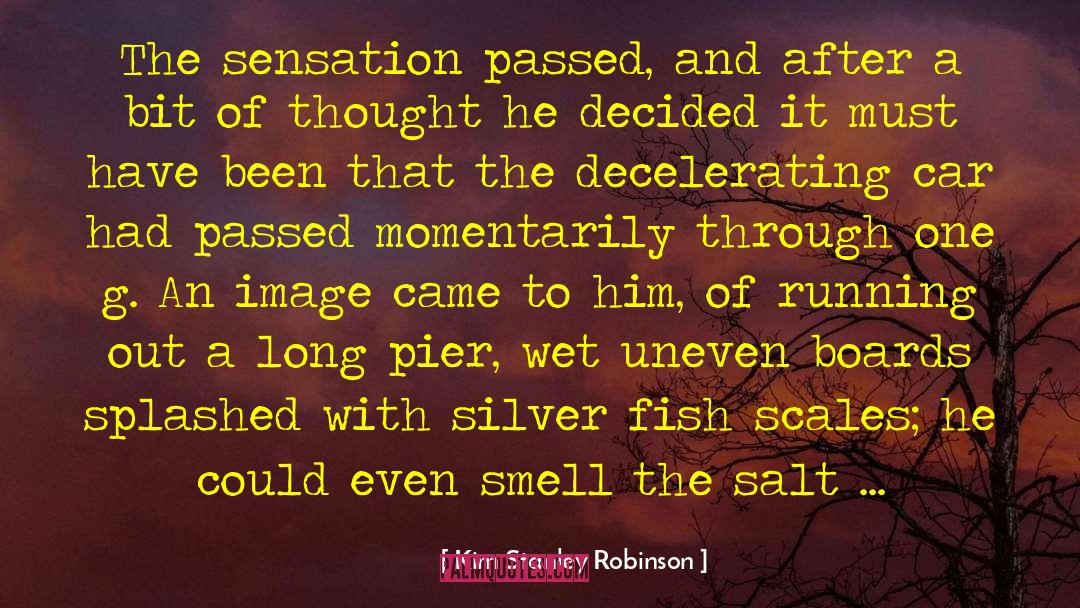 Kim Stanley Robinson Quotes: The sensation passed, and after