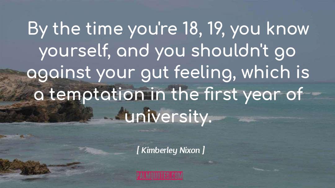 Kimberley Nixon Quotes: By the time you're 18,