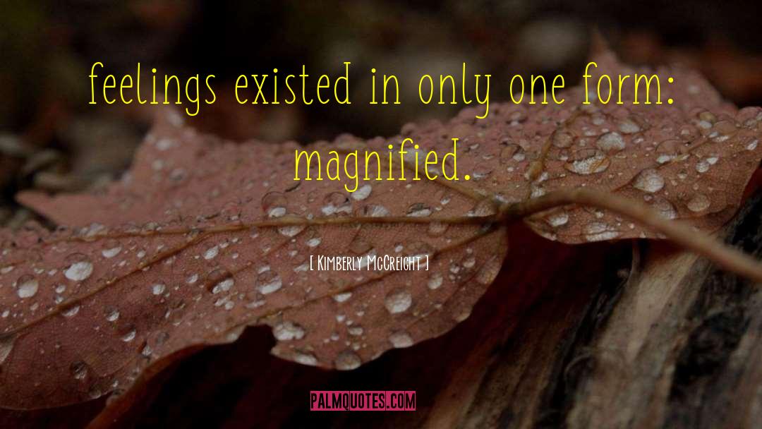 Kimberly McCreight Quotes: feelings existed in only one