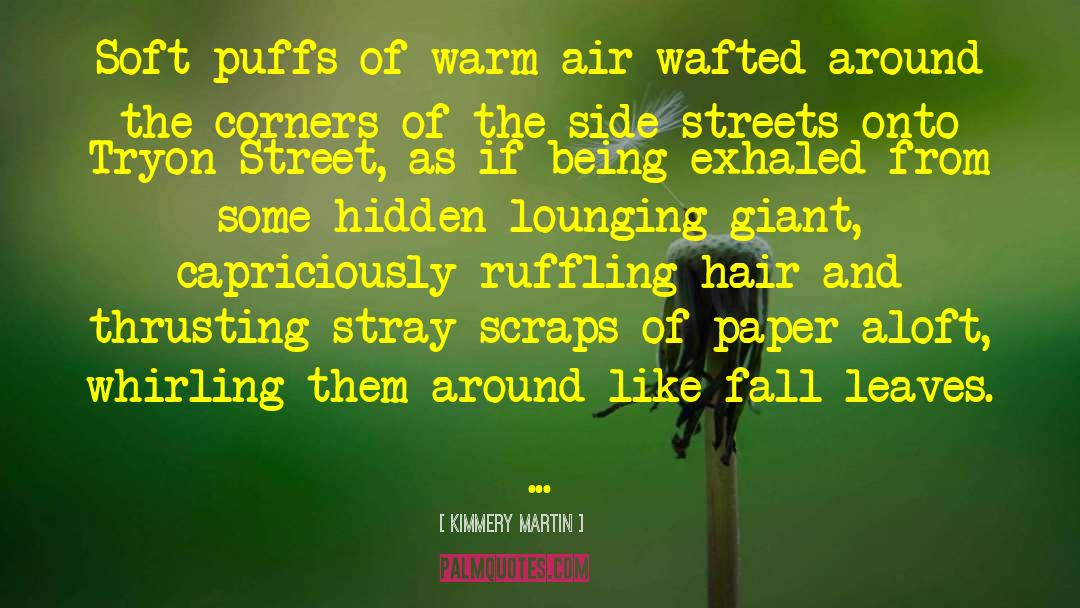 Kimmery Martin Quotes: Soft puffs of warm air
