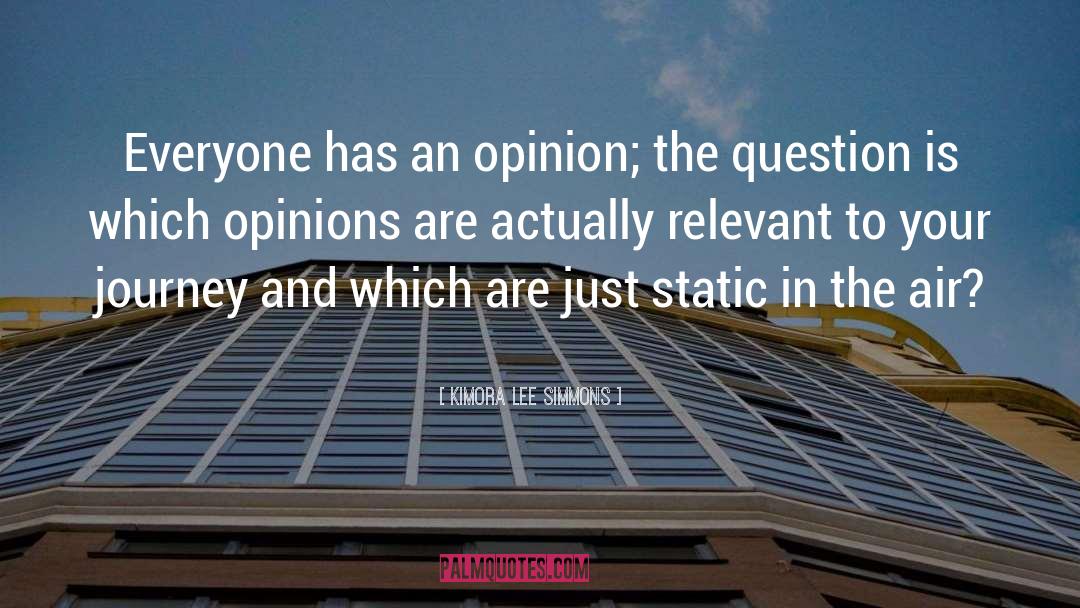 Kimora Lee Simmons Quotes: Everyone has an opinion; the