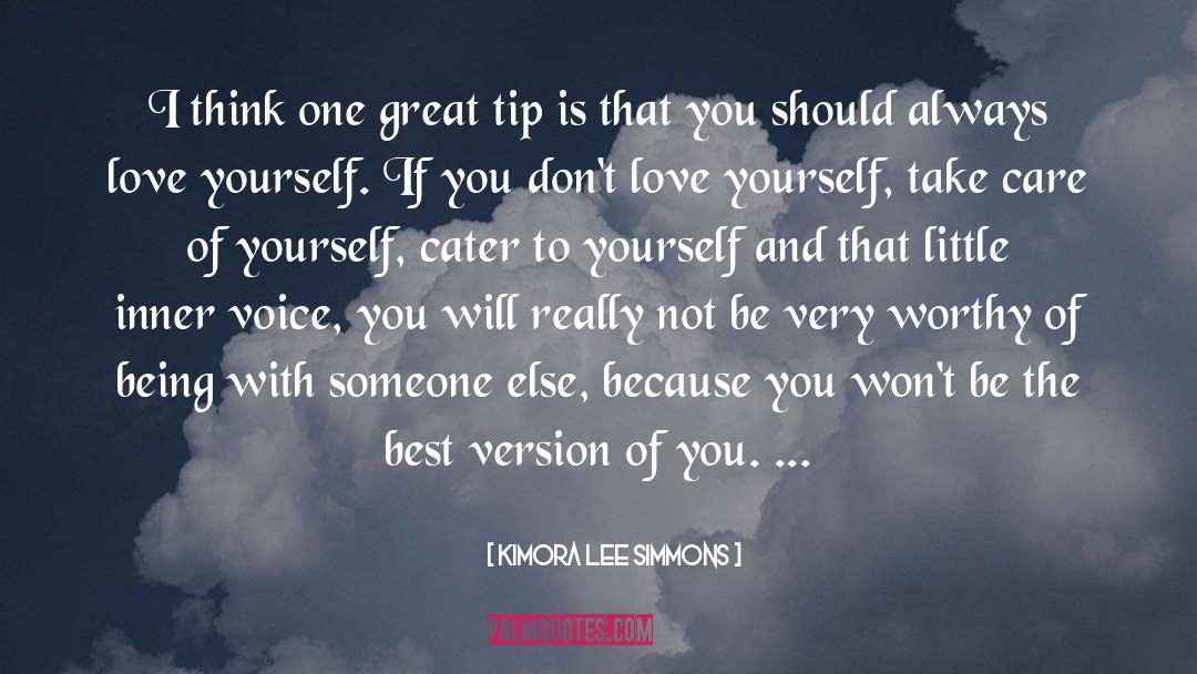 Kimora Lee Simmons Quotes: I think one great tip