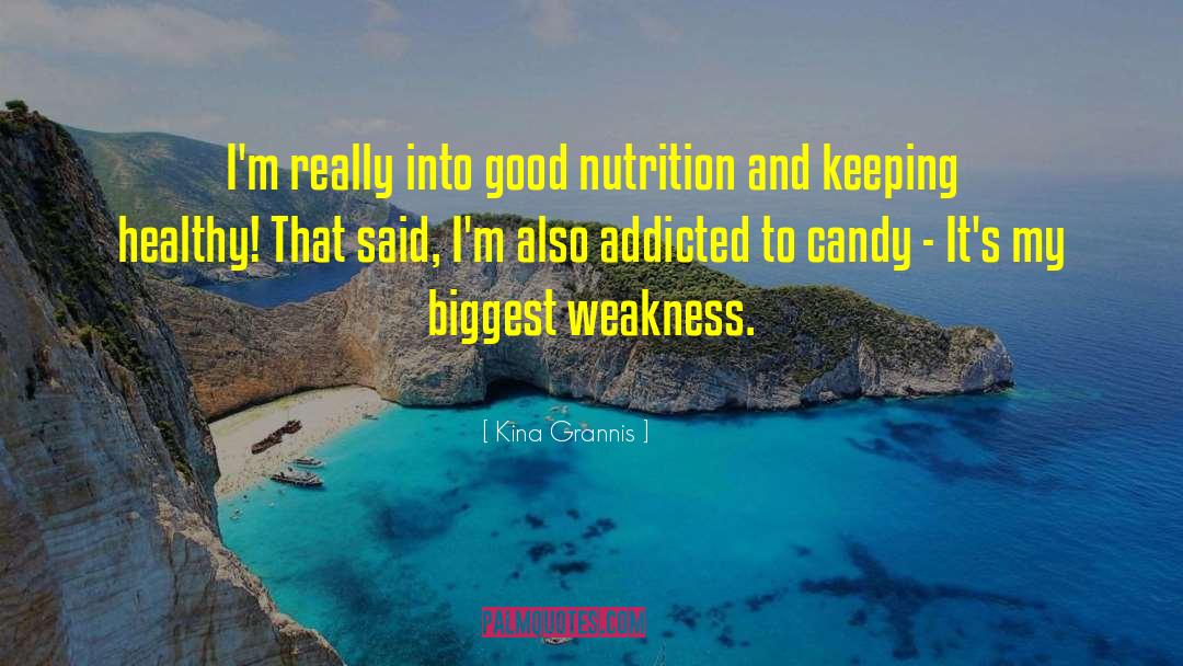 Kina Grannis Quotes: I'm really into good nutrition