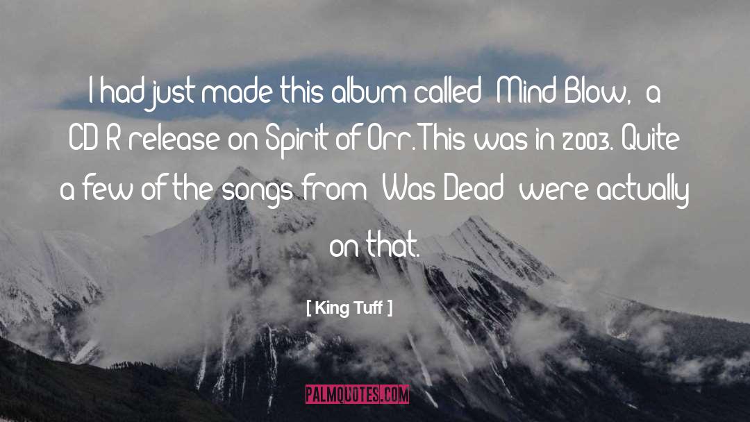 King Tuff Quotes: I had just made this