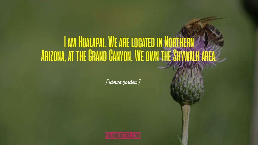 Kiowa Gordon Quotes: I am Hualapai. We are