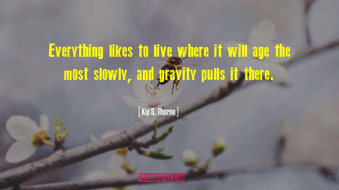 Kip S. Thorne Quotes: Everything likes to live where