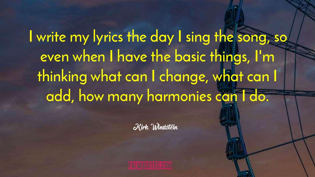 Kirk Windstein Quotes: I write my lyrics the