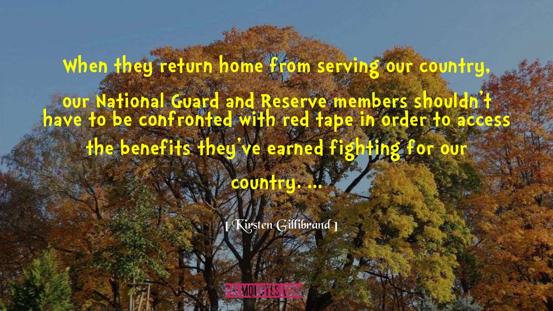 Kirsten Gillibrand Quotes: When they return home from