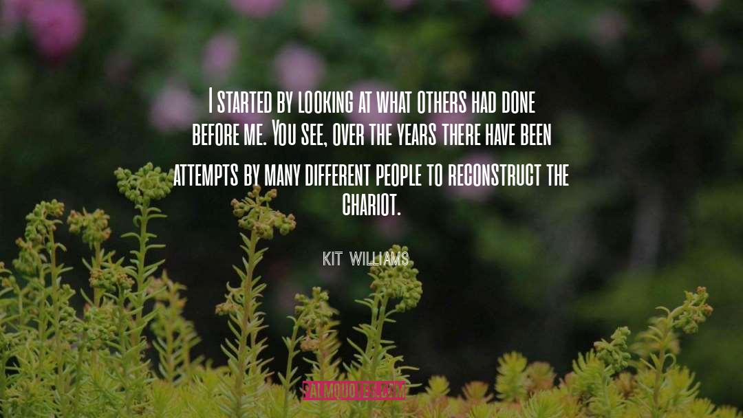 Kit Williams Quotes: I started by looking at