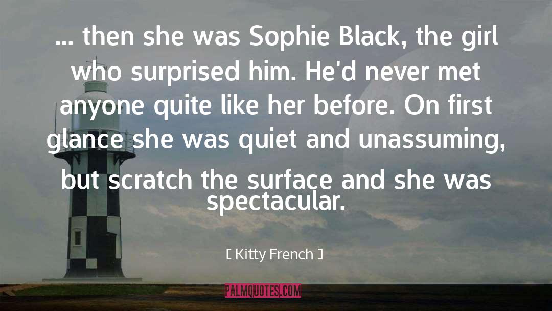 Kitty French Quotes: ... then she was Sophie