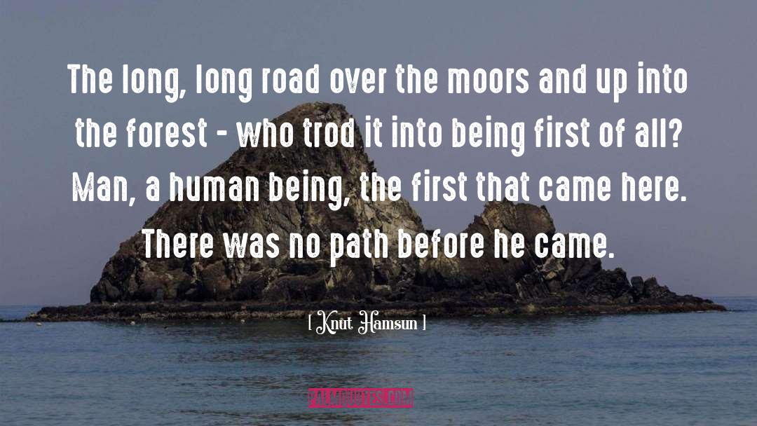 Knut Hamsun Quotes: The long, long road over