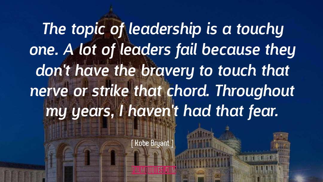 Kobe Bryant Quotes: The topic of leadership is