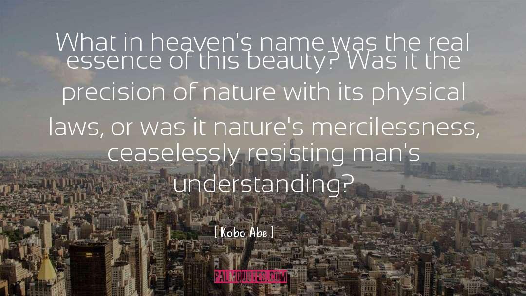 Kobo Abe Quotes: What in heaven's name was