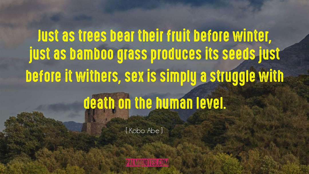 Kobo Abe Quotes: Just as trees bear their