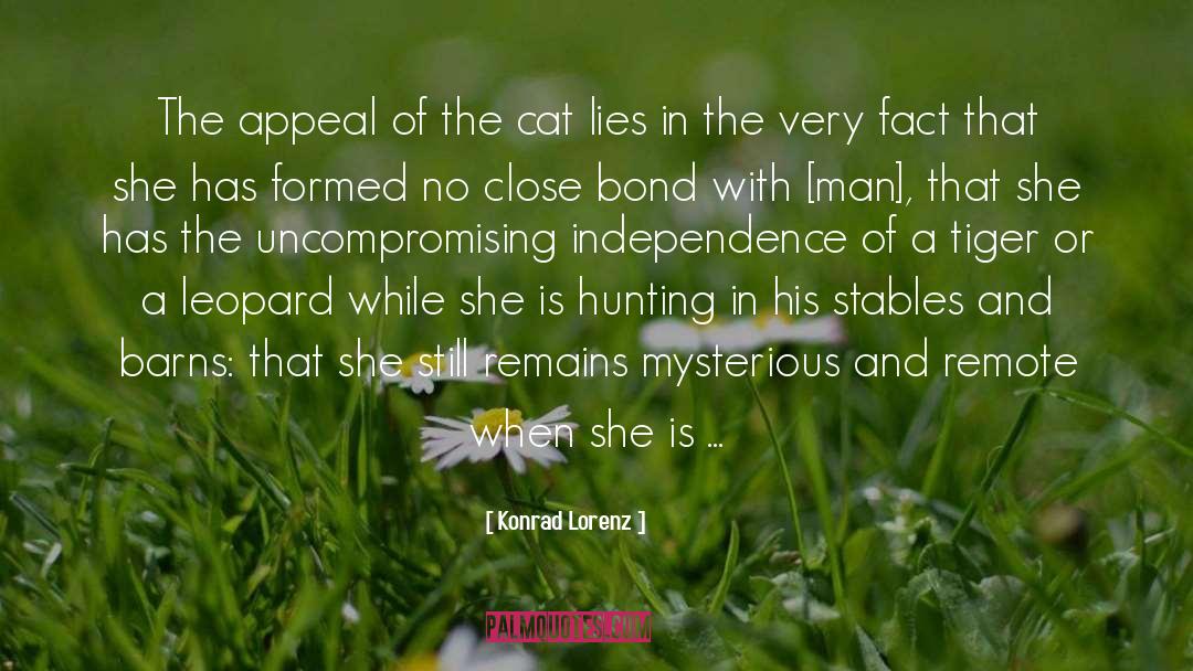Konrad Lorenz Quotes: The appeal of the cat
