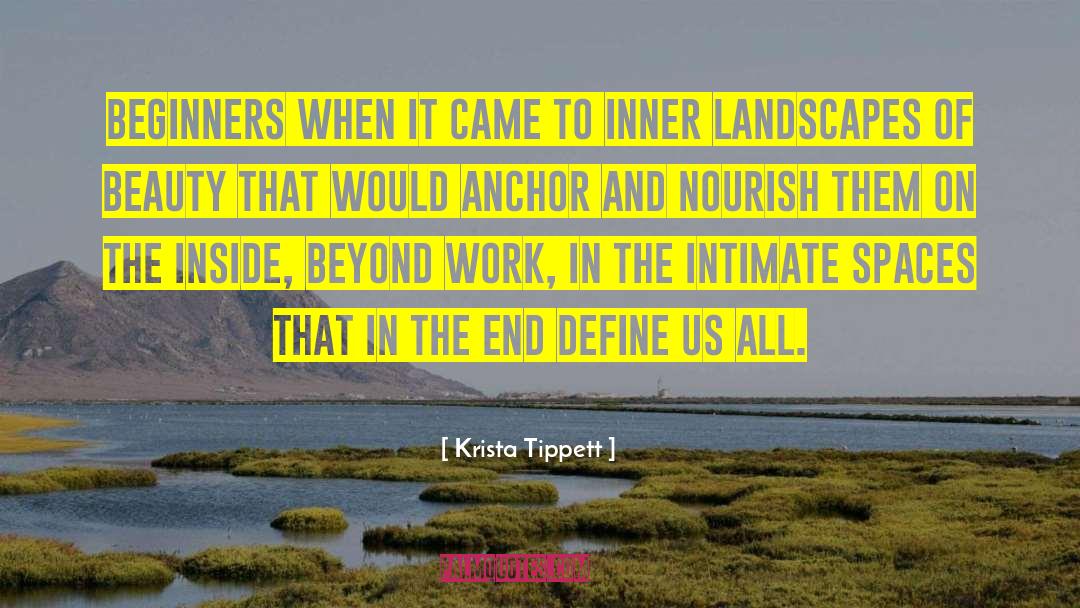 Krista Tippett Quotes: beginners when it came to