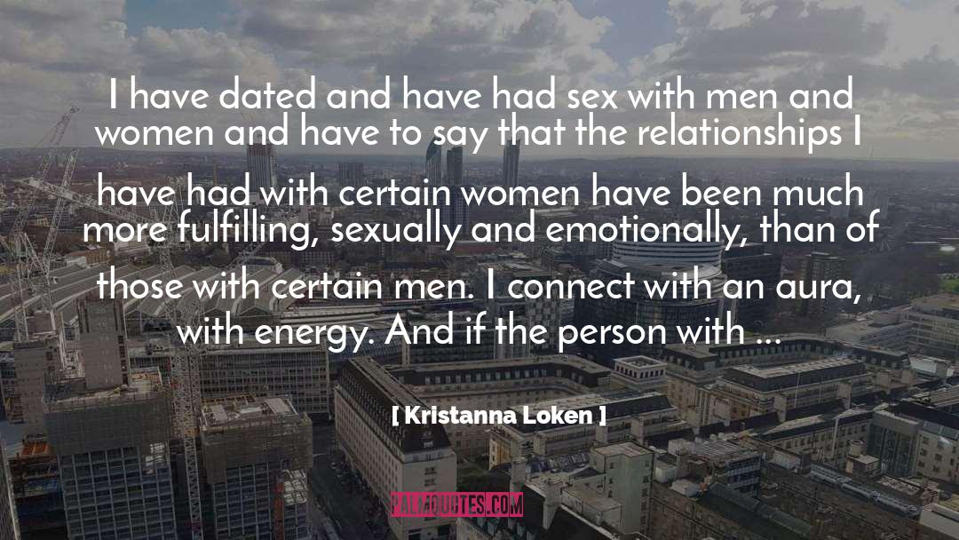 Kristanna Loken Quotes: I have dated and have