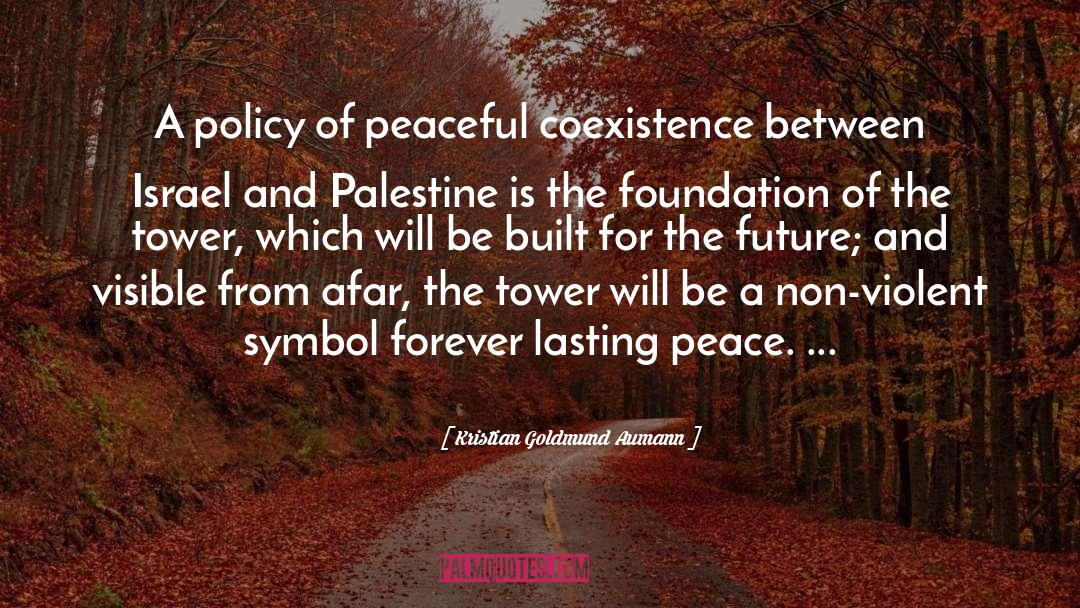 Kristian Goldmund Aumann Quotes: A policy of peaceful coexistence