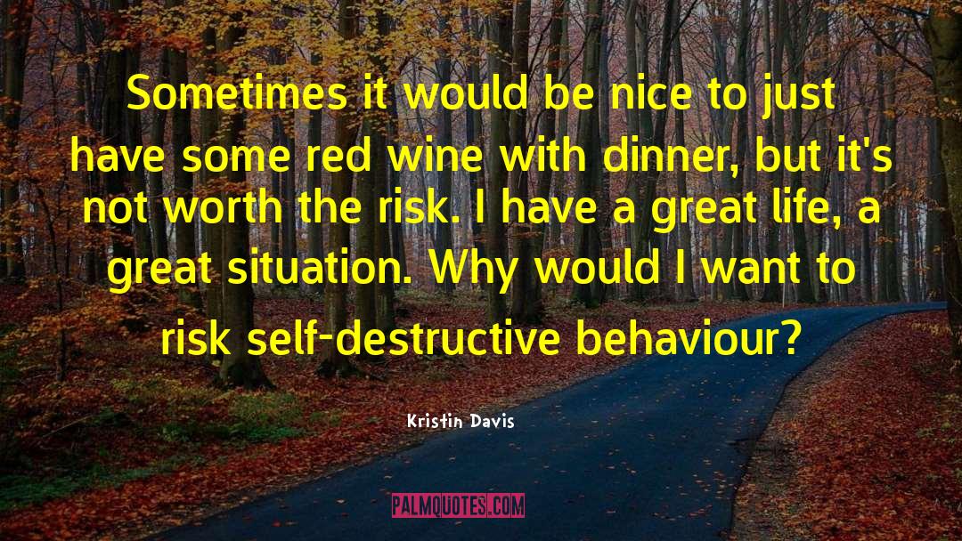 Kristin Davis Quotes: Sometimes it would be nice