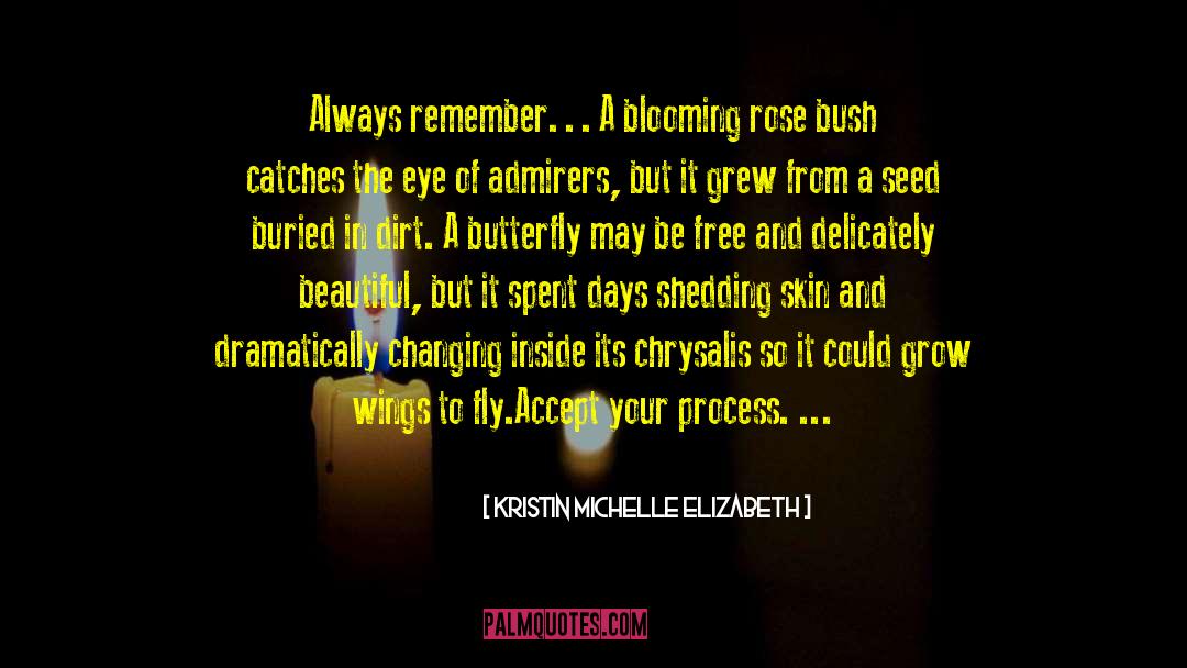 Kristin Michelle Elizabeth Quotes: Always remember…<br /><br />A blooming