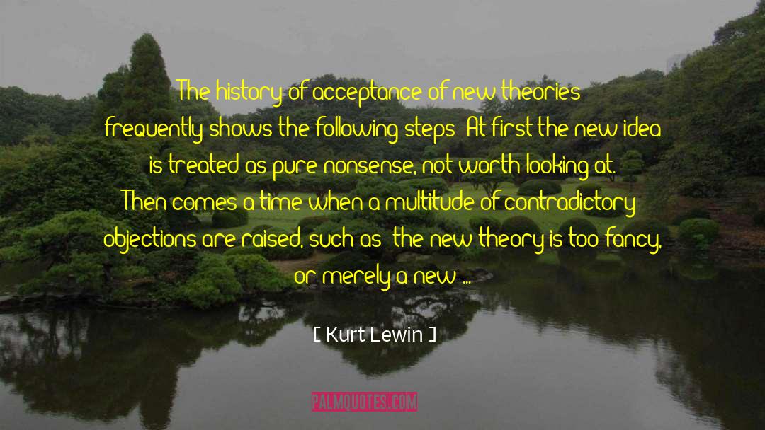 Kurt Lewin Quotes: The history of acceptance of