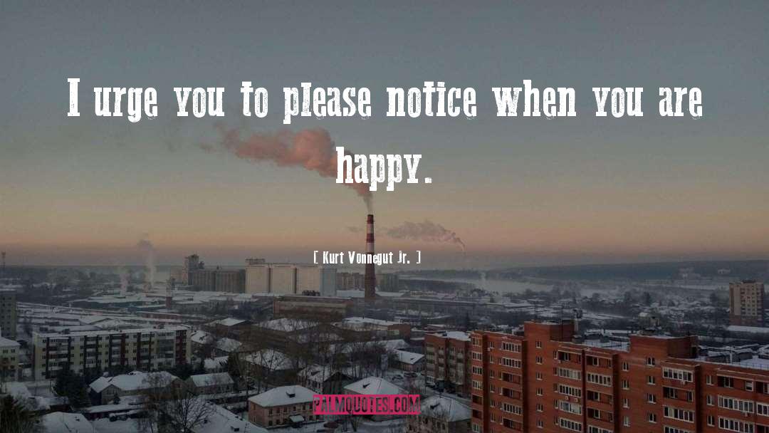 Kurt Vonnegut Jr. Quotes: I urge you to please