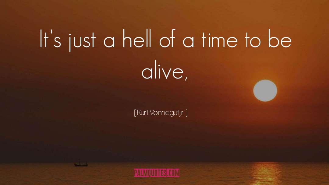 Kurt Vonnegut Jr. Quotes: It's just a hell of