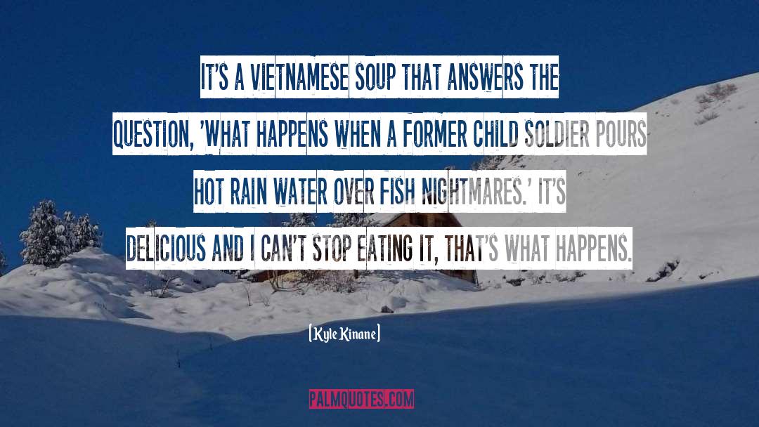 Kyle Kinane Quotes: It's a Vietnamese soup that