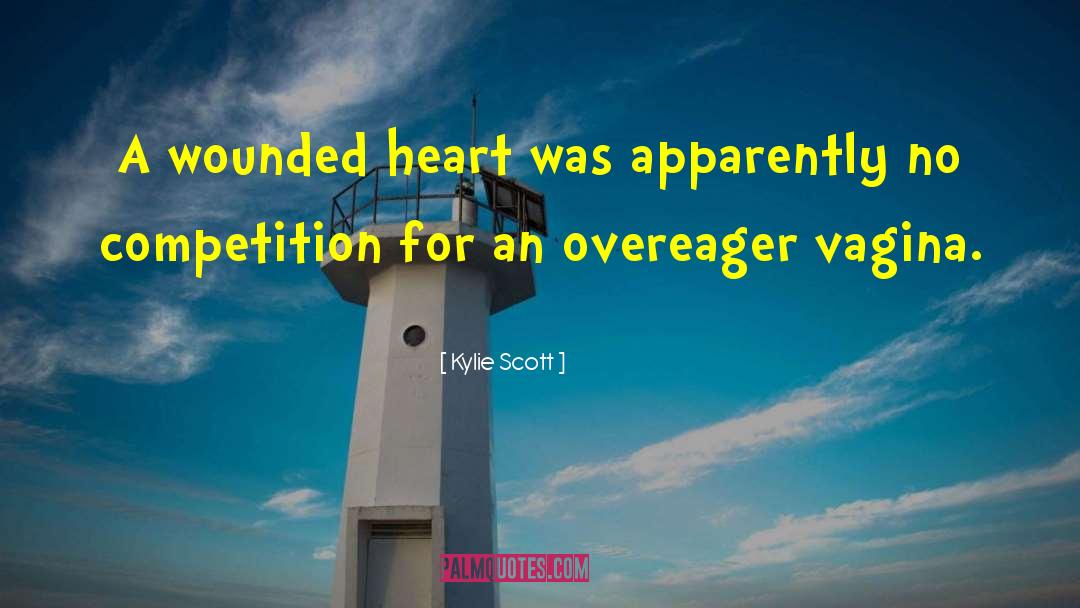 Kylie Scott Quotes: A wounded heart was apparently