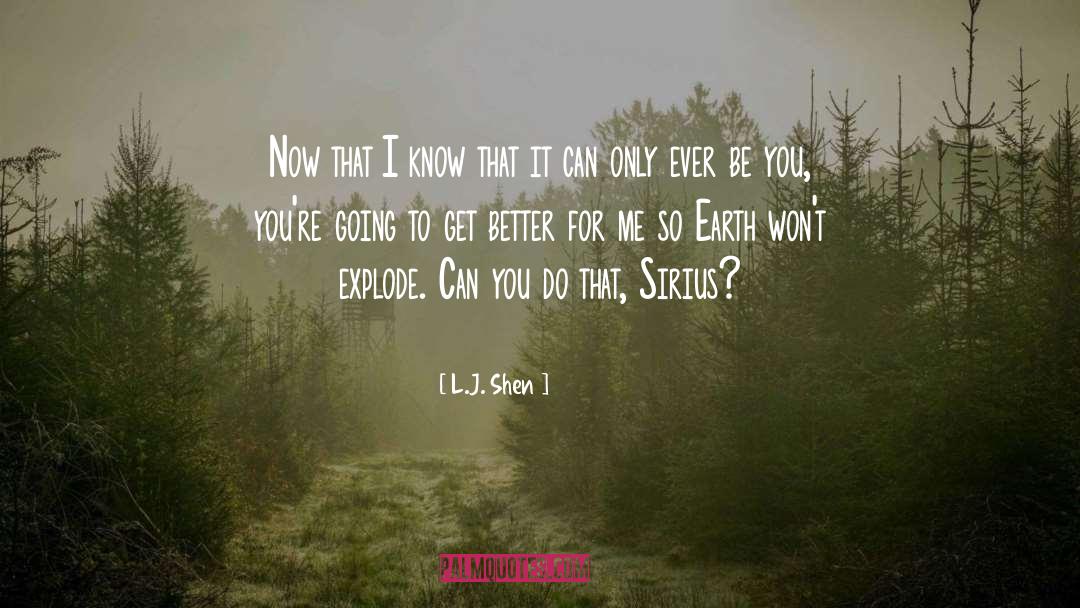 L.J. Shen Quotes: Now that I know that