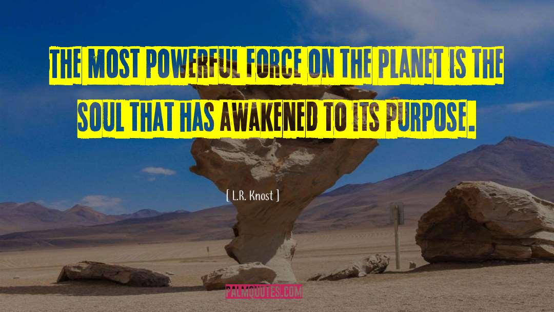 L.R. Knost Quotes: The most powerful force on