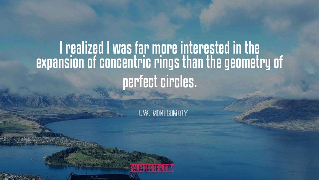 L.W. Montgomery Quotes: I realized I was far