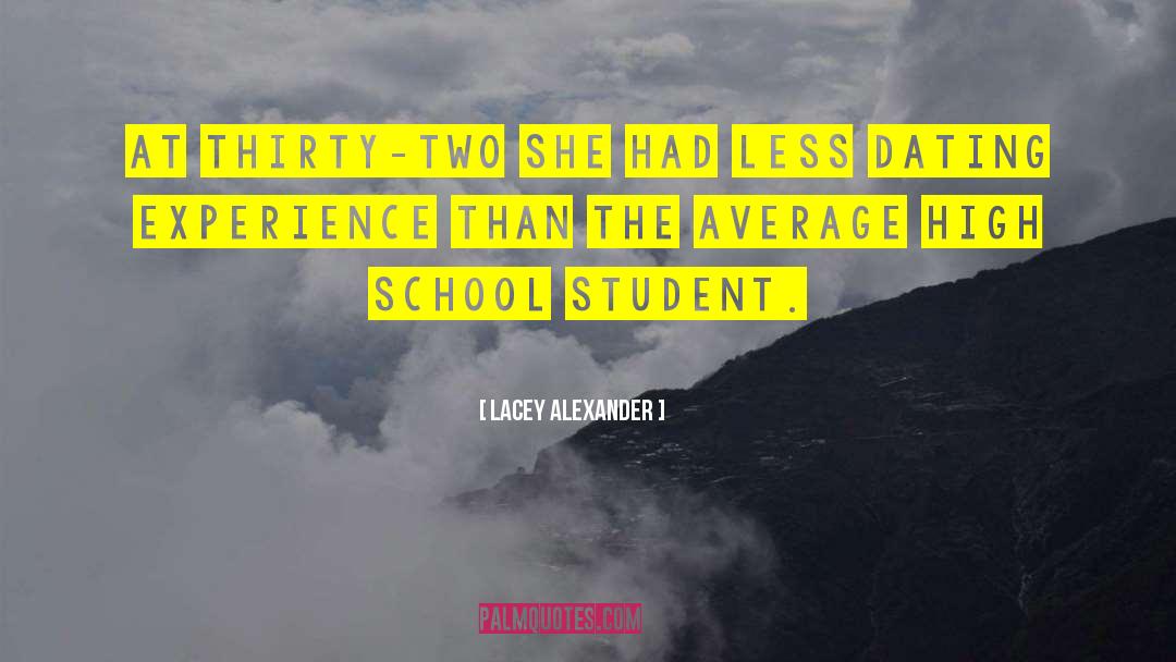 Lacey Alexander Quotes: At thirty-two she had less