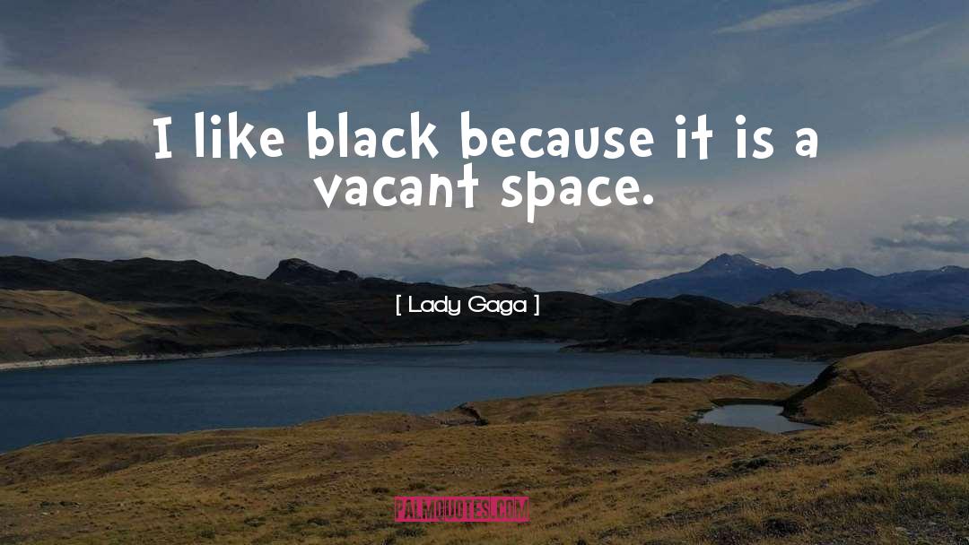 Lady Gaga Quotes: I like black because it