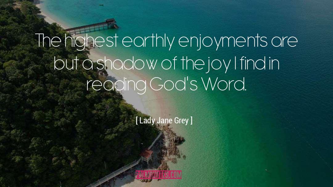 Lady Jane Grey Quotes: The highest earthly enjoyments are