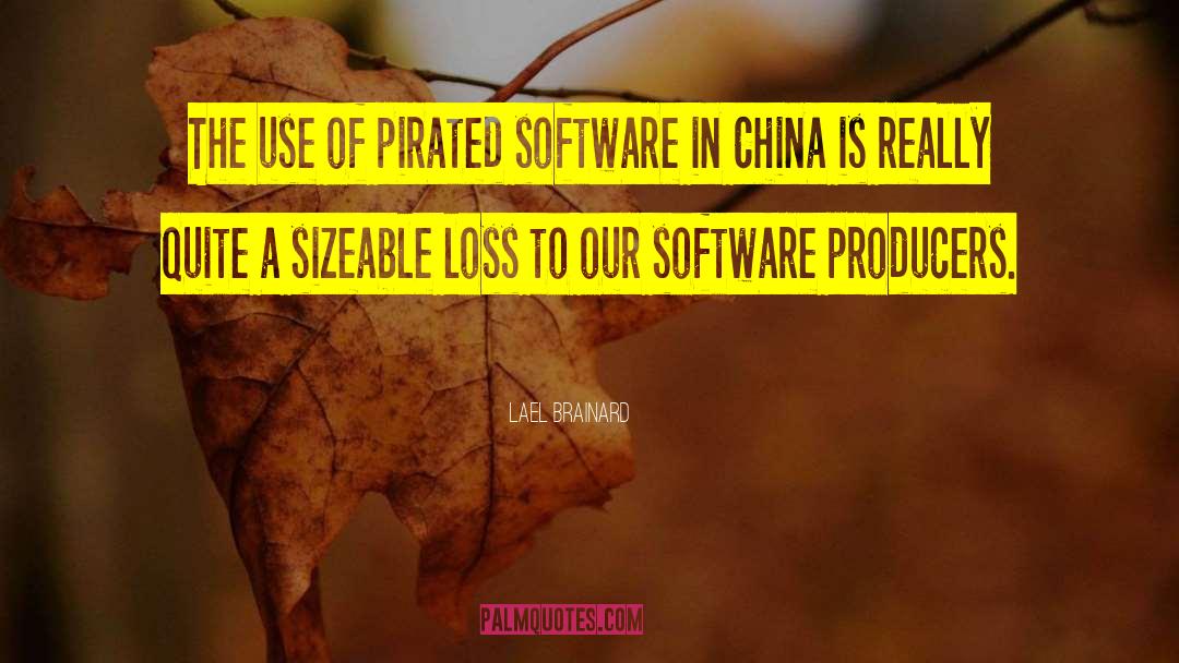 Lael Brainard Quotes: The use of pirated software