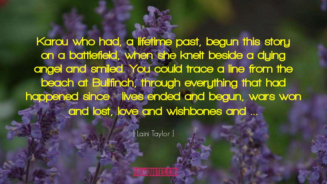 Laini Taylor Quotes: Karou who had, a lifetime