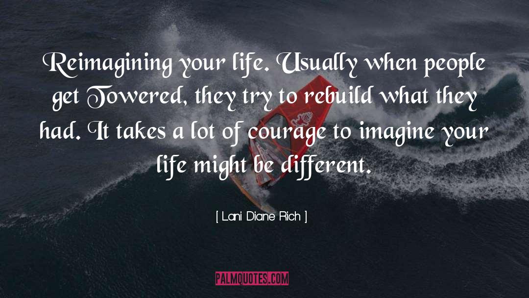 Lani Diane Rich Quotes: Reimagining your life. Usually when