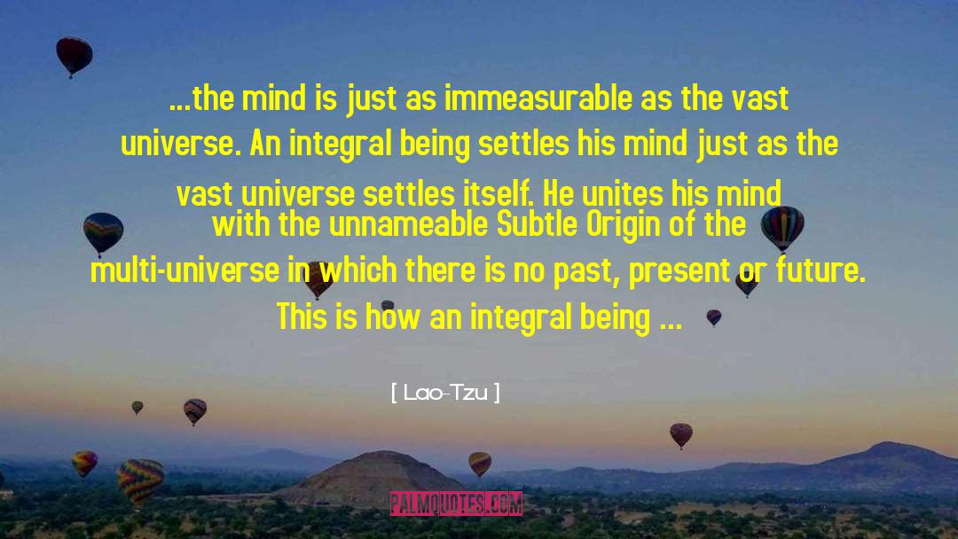 Lao-Tzu Quotes: ...the mind is just as