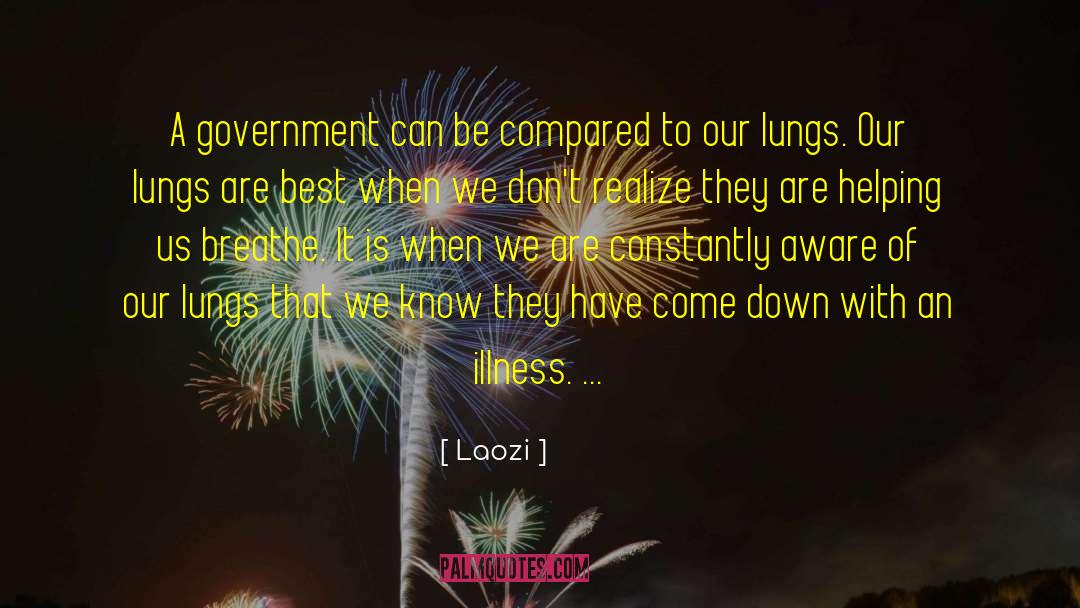 Laozi Quotes: A government can be compared