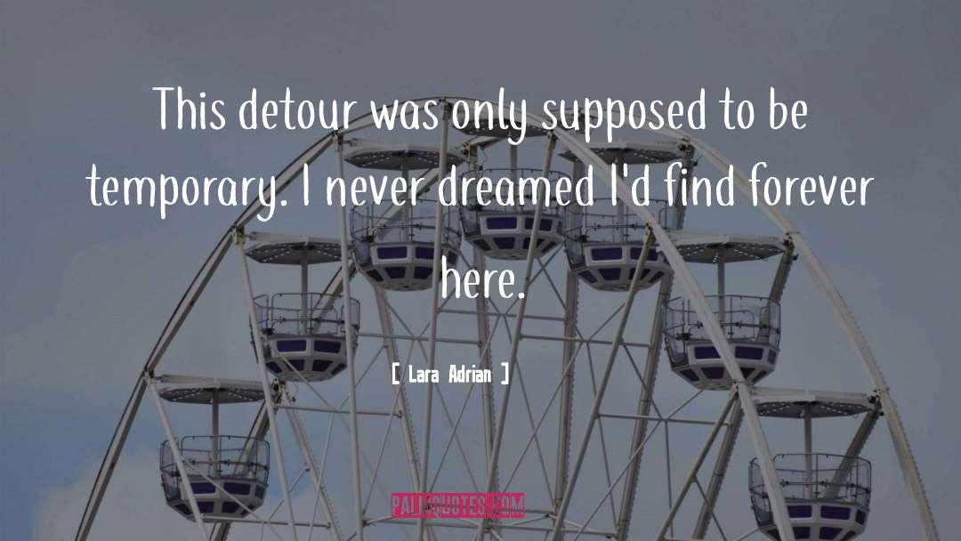 Lara Adrian Quotes: This detour was only supposed