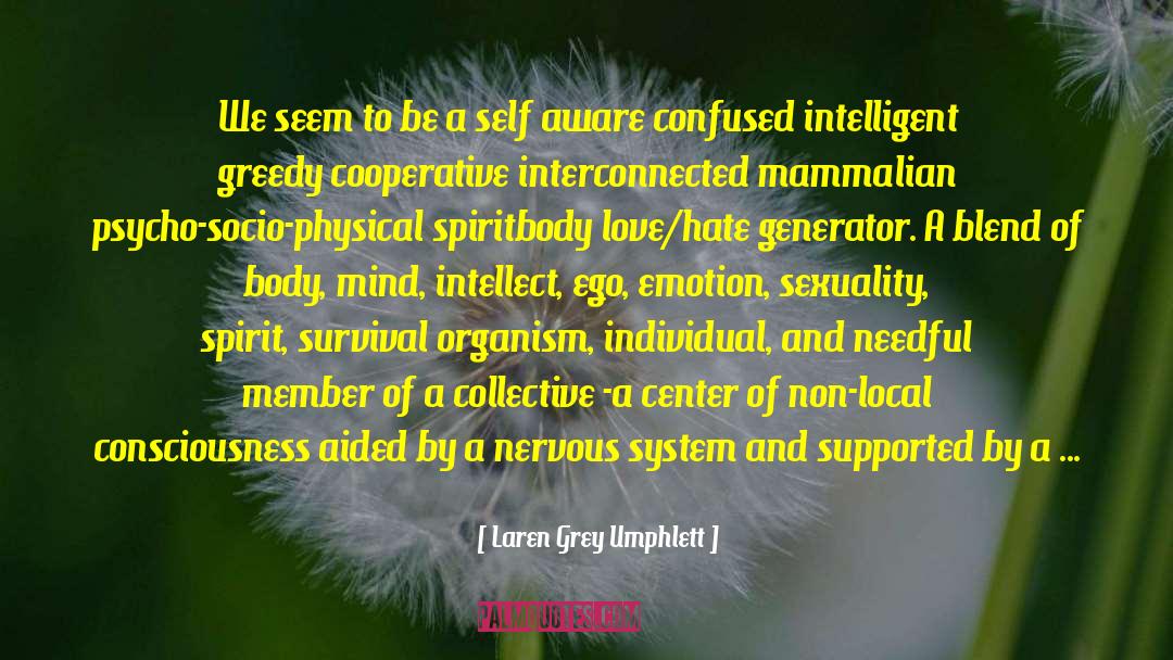 Laren Grey Umphlett Quotes: We seem to be a