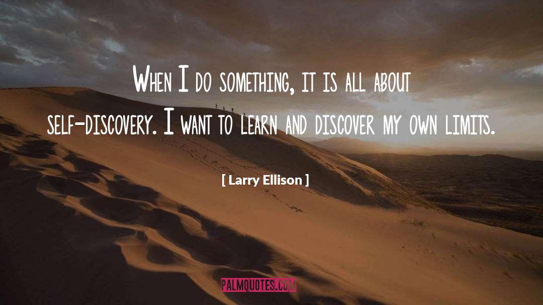 Larry Ellison Quotes: When I do something, it