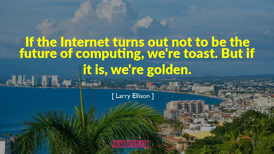 Larry Ellison Quotes: If the Internet turns out