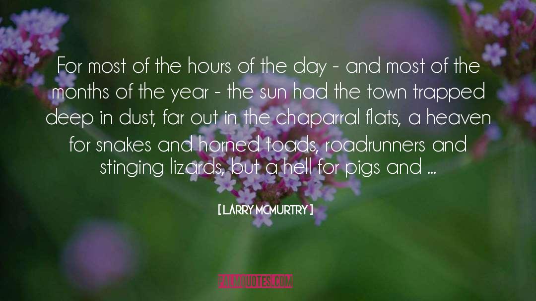 Larry McMurtry Quotes: For most of the hours