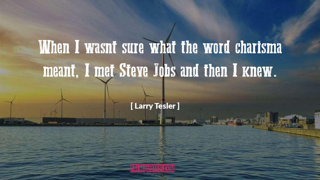 Larry Tesler Quotes: When I wasnt sure what