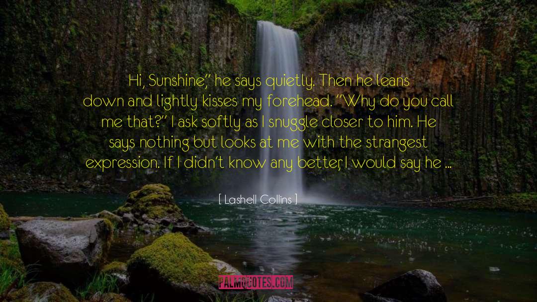 Lashell Collins Quotes: Hi, Sunshine,