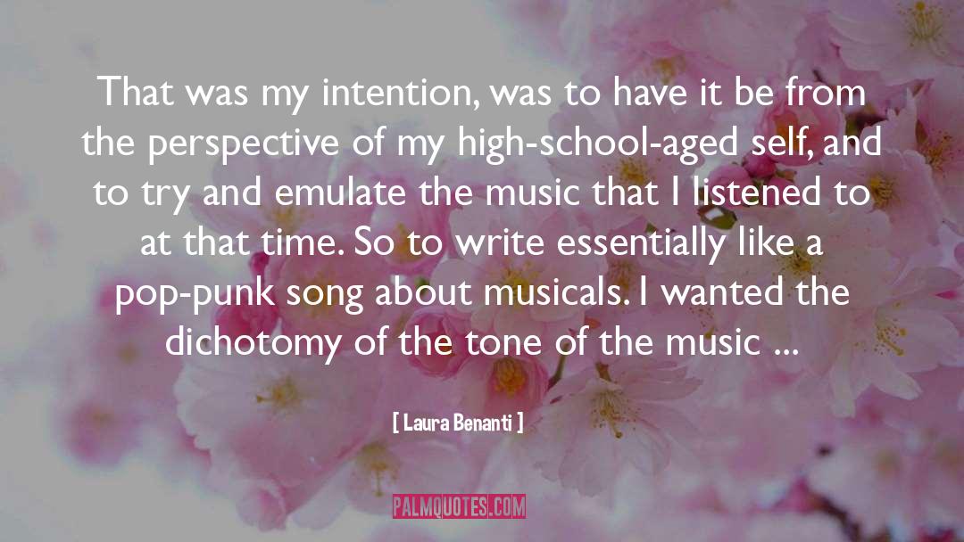 Laura Benanti Quotes: That was my intention, was