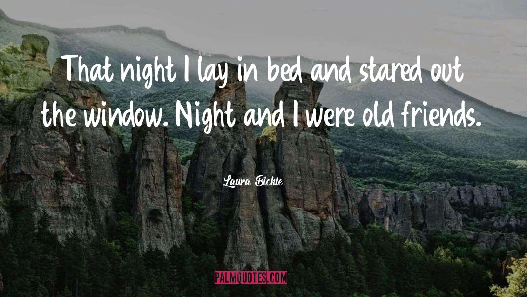 Laura Bickle Quotes: That night I lay in